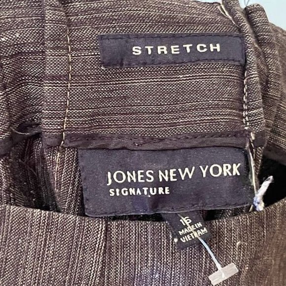 Women's Jones New York Stretch Ankle Pants - Picture 3 of 3